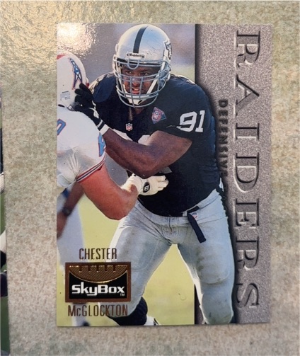 1995 SkyBox #67 Chester McGlockton — front