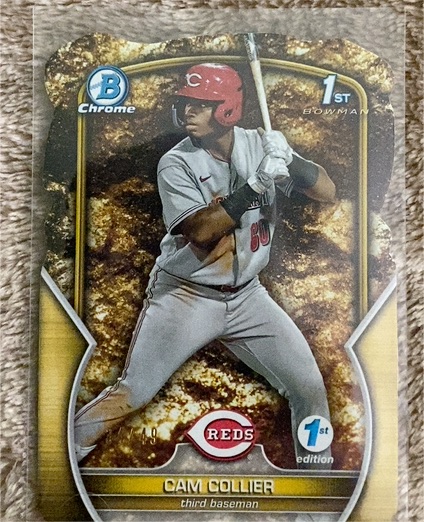 2023 Bowman Chrome #BCP125 Cam Collier — front