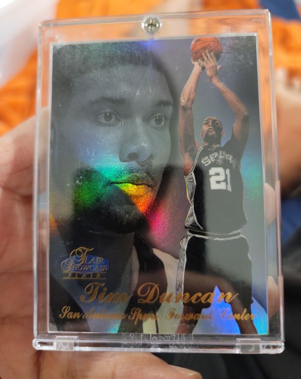 1997-98 Flair Showcase Row 3 #5 Tim Duncan — front