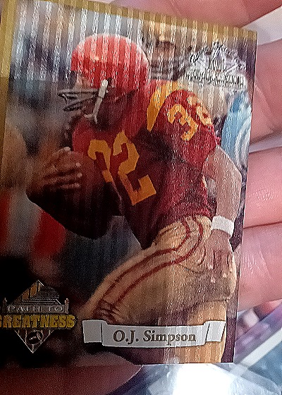 1994 Ted Williams #PG-7 O.J. Simpson — front