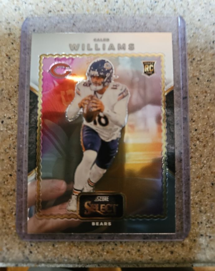 2024 Panini Select Score Select Throwback #21 Caleb Williams — front
