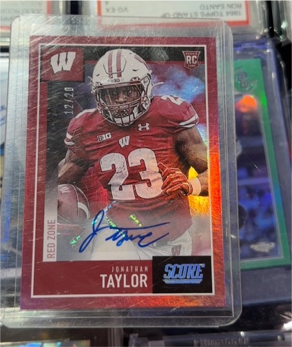 2020 Panini Score #12 Jonathan Taylor — front