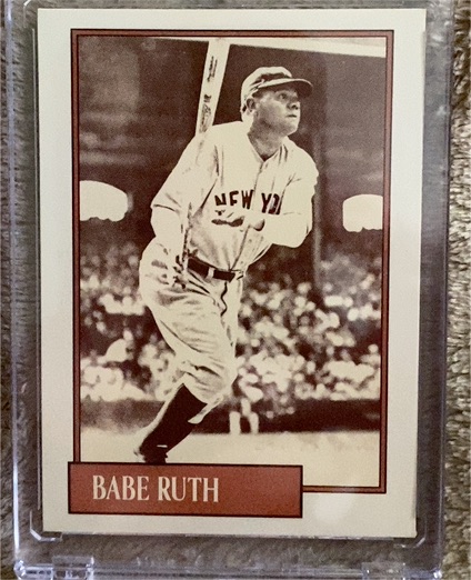 1991 Homers Cookies Classics #1 Babe Ruth — front