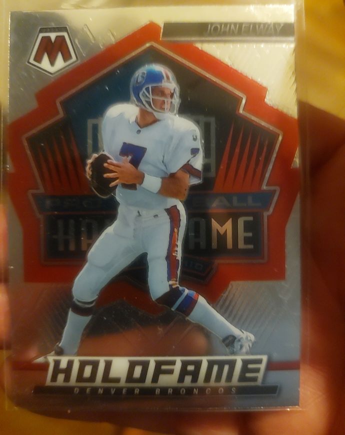 2022 Panini Mosaic #HF-5 John Elway HoloFame Denver Broncos — front
