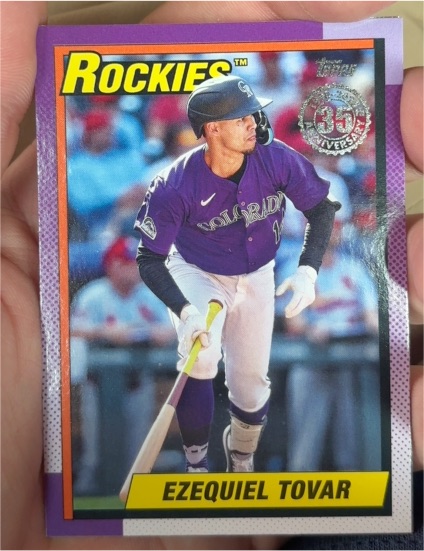 2025 Topps Series 2 #90B2-48 Ezequiel Tovar — front