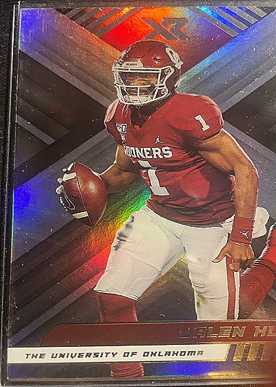 2023 Panini Chronicles Draft Picks XR #1 Jalen Hurts — front