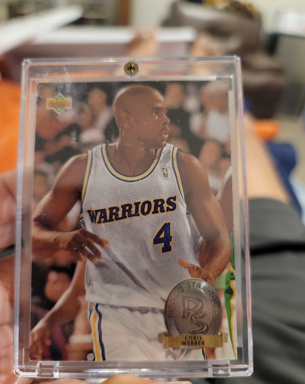 1993-94 Upper Deck Rookie Standouts #RS1 Chris Webber — front