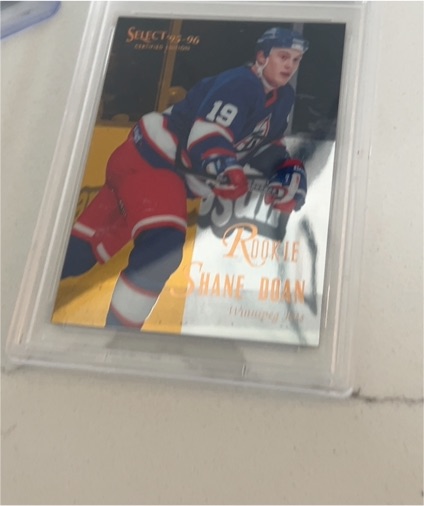 1995 Fleer Showcase #7 Shane Doan Rookie — front