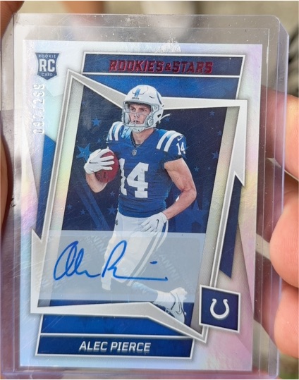 2022 Panini Rookies & Stars #130 Alec Pierce — front