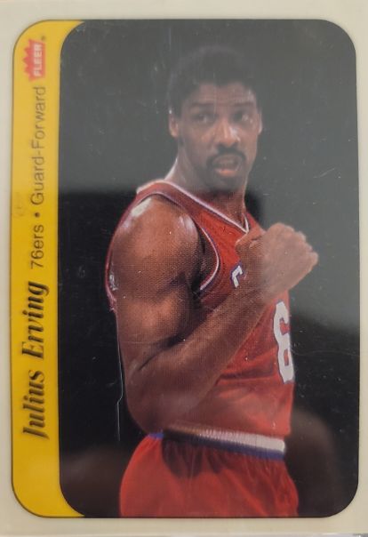 1986-87 Fleer #5 Julius Erving Sticker — front