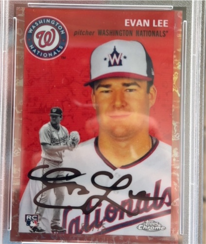 2023 Topps Chrome Platinum Anniversary #76 Evan Lee — front