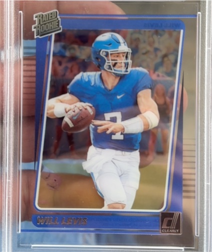 2023 Panini Chronicles Draft Picks Clearly Donruss #29 Will Levis — front