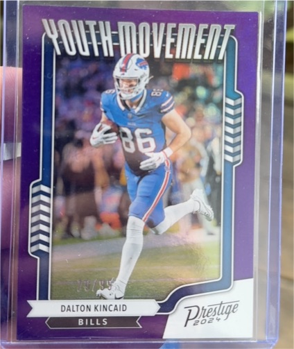 2024 Panini Prestige #YM-DKD Dalton Kincaid Youth Movement — front