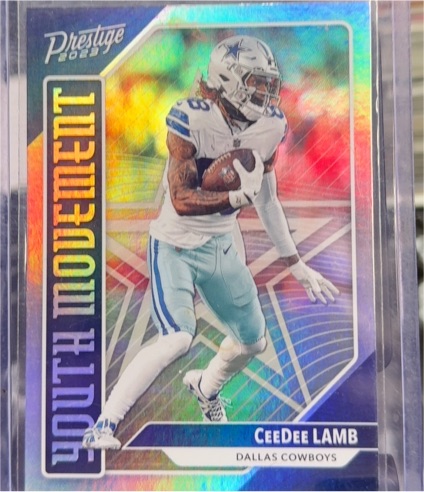 2023 Panini Prestige #YM-10 CeeDee Lamb Youth Movement Dallas Cowboys — front