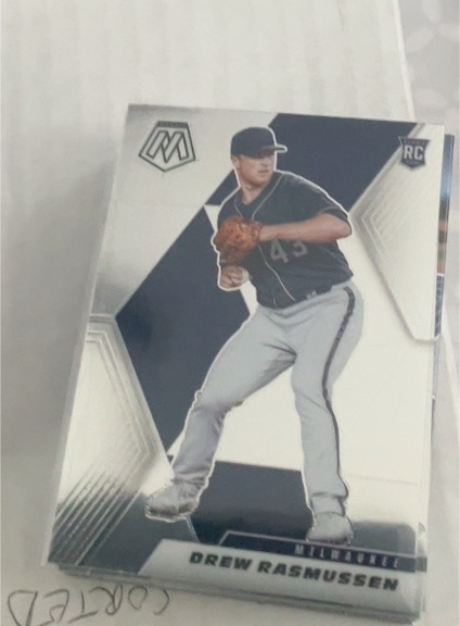 2021 Panini Mosaic #220 Drew Rasmussen — front
