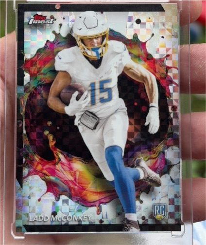 2024 Topps Finest #86 Ladd McConkey — front