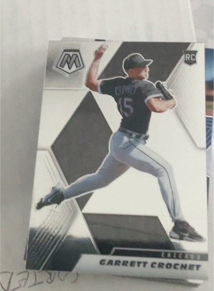 2021 Panini Mosaic #257 Garrett Crochet — front