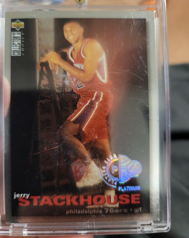 1995-96 Upper Deck Collector's Choice #220 Jerry Stackhouse — front
