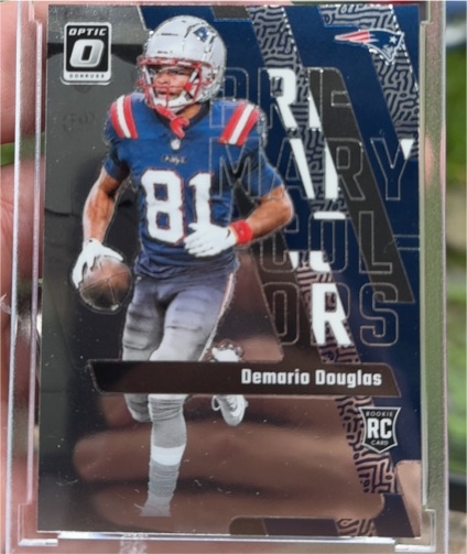 2023 Donruss Optic #16 Demario Douglas Primary Colors Rookie — front