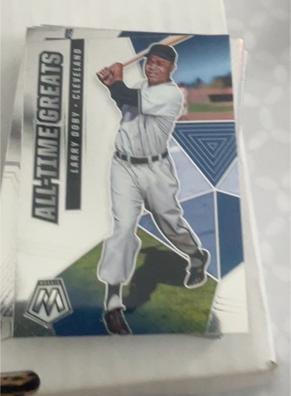 2021 Panini Mosaic All-Time Greats #ATG10 Larry Doby — front