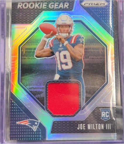 2024 Panini Prizm #RG-JMN Joe Milton III Rookie Gear — front