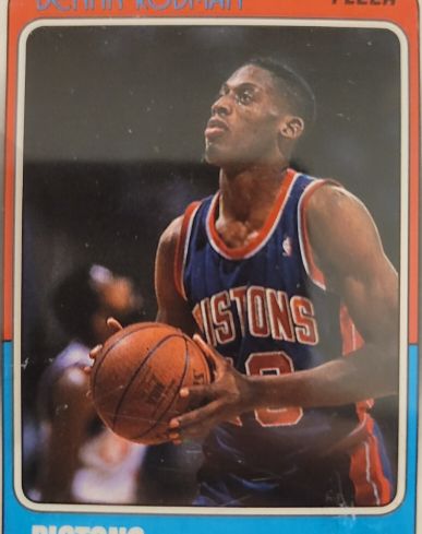 1993-94 Stadium Club #305 Dennis Rodman Detroit Pistons — front