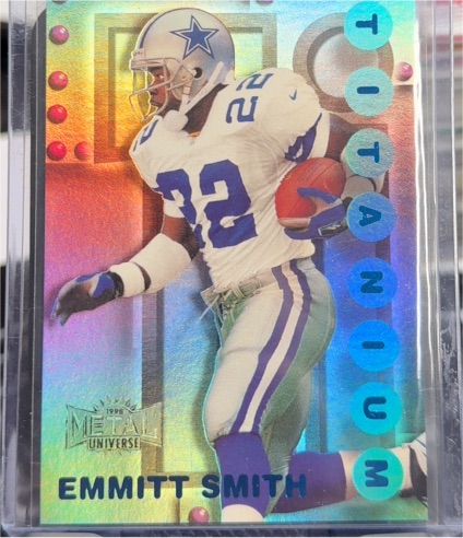 1998 Metal Universe Titanium #2 Emmitt Smith — front