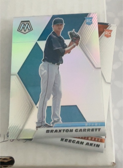 2021 Panini Mosaic #204 Braxton Garrett — front