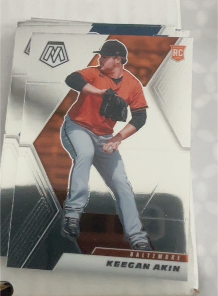 2021 Panini Mosaic #239 Keegan Akin — front