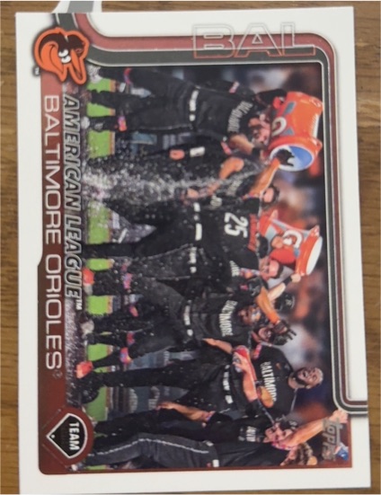 2025 Topps #170 Baltimore Orioles — front