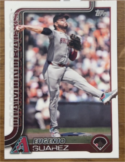 2025 Topps #328 Eugenio Suárez — front