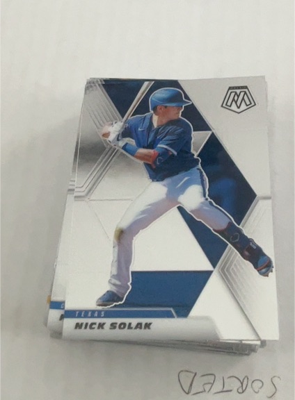 2021 Panini Mosaic #104 Nick Solak — front