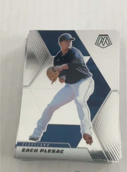 2021 Panini Mosaic #105 Zach Plesac — front