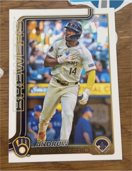 2025 Topps Series 2 #581 Andruw Monasterio — front