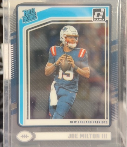 2024 Panini Donruss Clearly #97 Joe Milton III — front