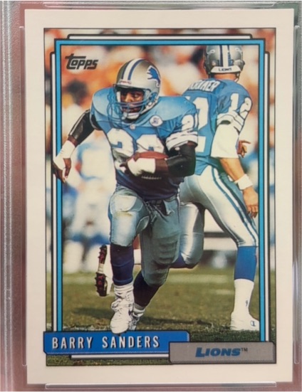 1992 Topps #300 Barry Sanders — front