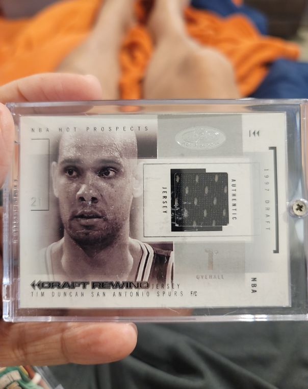 2004 Fleer Hot Prospects Draft Rewind #21 Tim Duncan — front