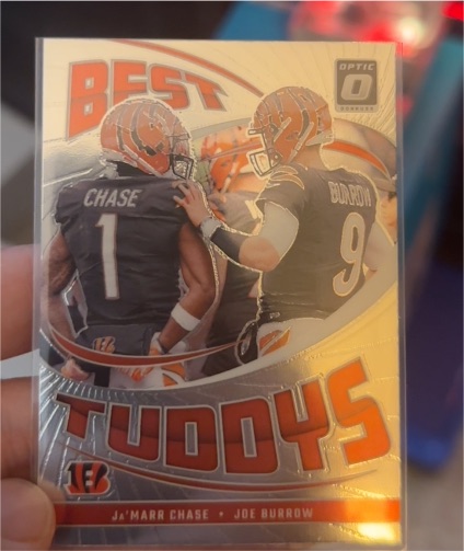 2024 Panini Donruss Optic #14 Ja'Marr Chase Joe Burrow Best Tuddys — front