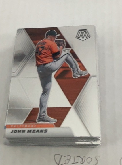 2021 Panini Mosaic #131 John Means — front
