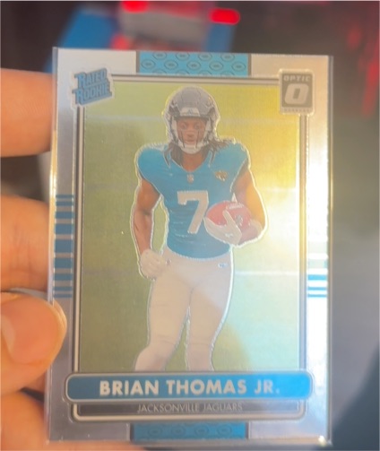 2024 Panini Donruss Optic 2014 Retro Series #12 Brian Thomas Jr. — front