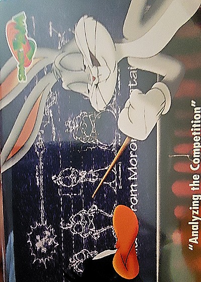 1996 Upper Deck Space Jam #40 Analyzing the Competition Bugs Bunny — front