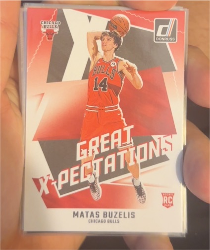 2024-25 Donruss Great X-Pectations #19 Matas Buzelis — front