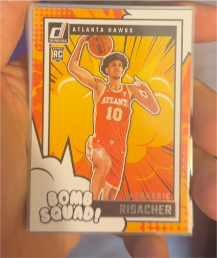 2024-25 Donruss #11 Zaccharie Risacher Bomb Squad RC — front