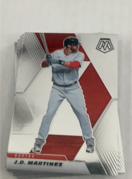 2021 Panini Mosaic #16 J.D. Martinez — front