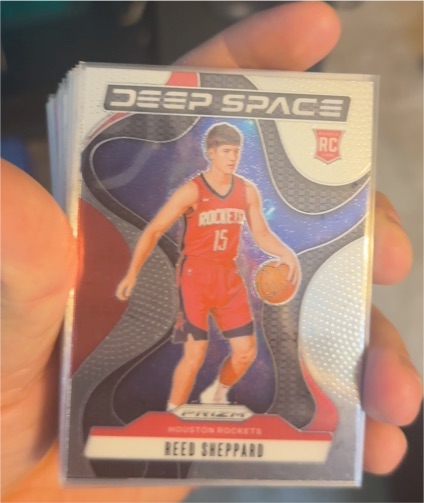 2024-25 Panini Prizm #6 Reed Sheppard Deep Space RC — front