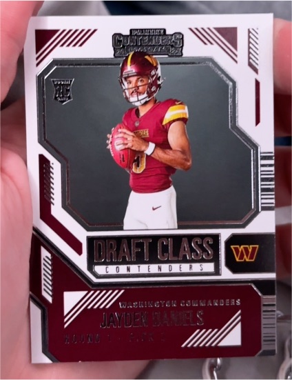2024 Panini Contenders Draft Class Contenders #2 Jayden Daniels — front