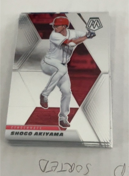 2021 Panini Mosaic #177 Shogo Akiyama — front