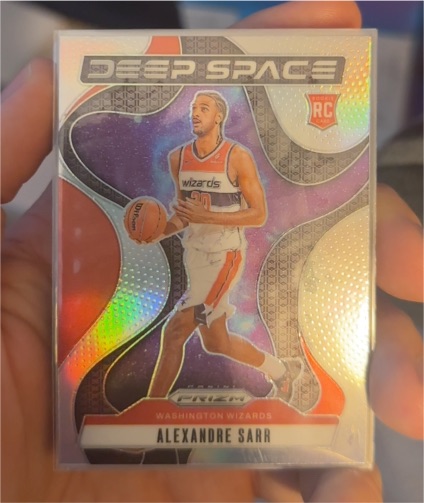 2024-25 Panini Prizm Deep Space #9 Alexandre Sarr — front