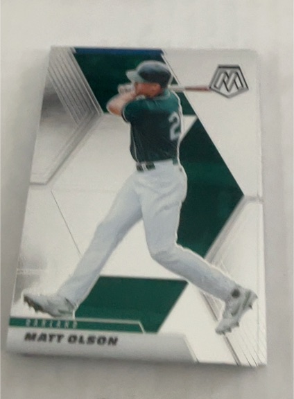 2021 Panini Mosaic #30 Matt Olson — front