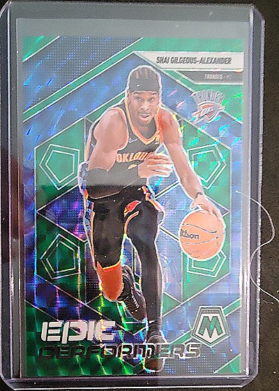 2023-24 Panini Mosaic Edges Overformers Shai Gilgeous-Alexander — front